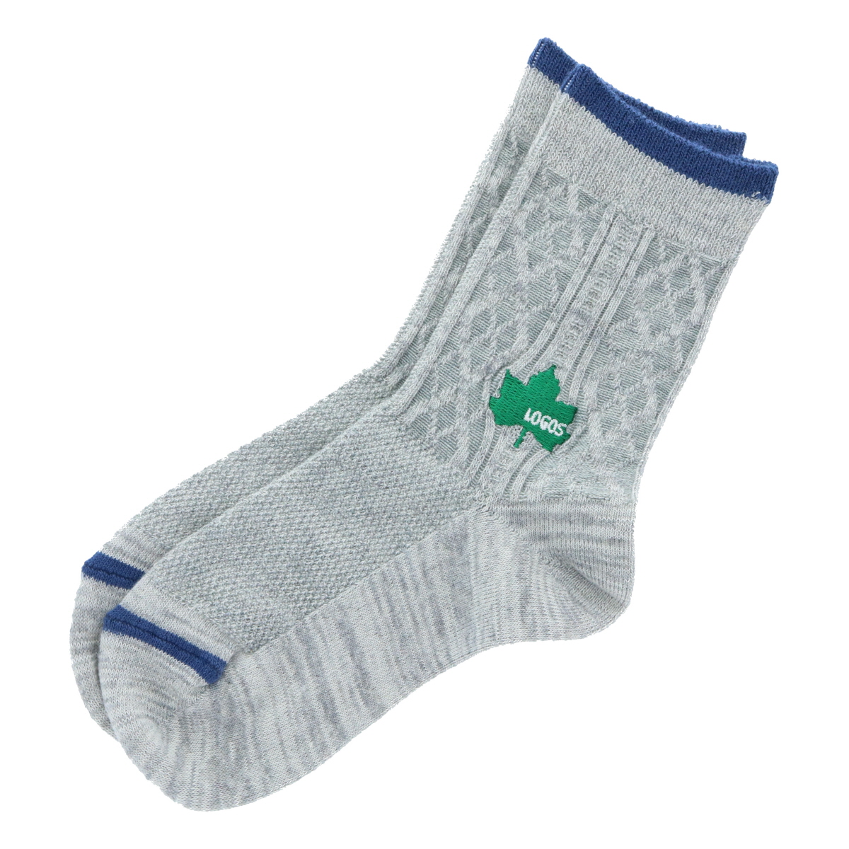 リンクス柄クルー丈ソックス（キッズ） フットウエア
