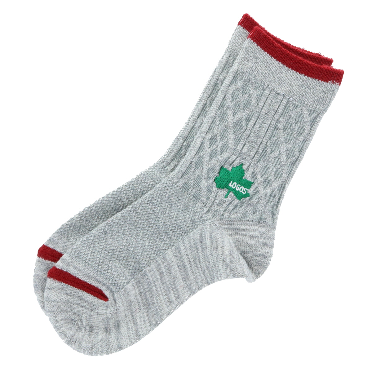 リンクス柄クルー丈ソックス（キッズ） フットウエア