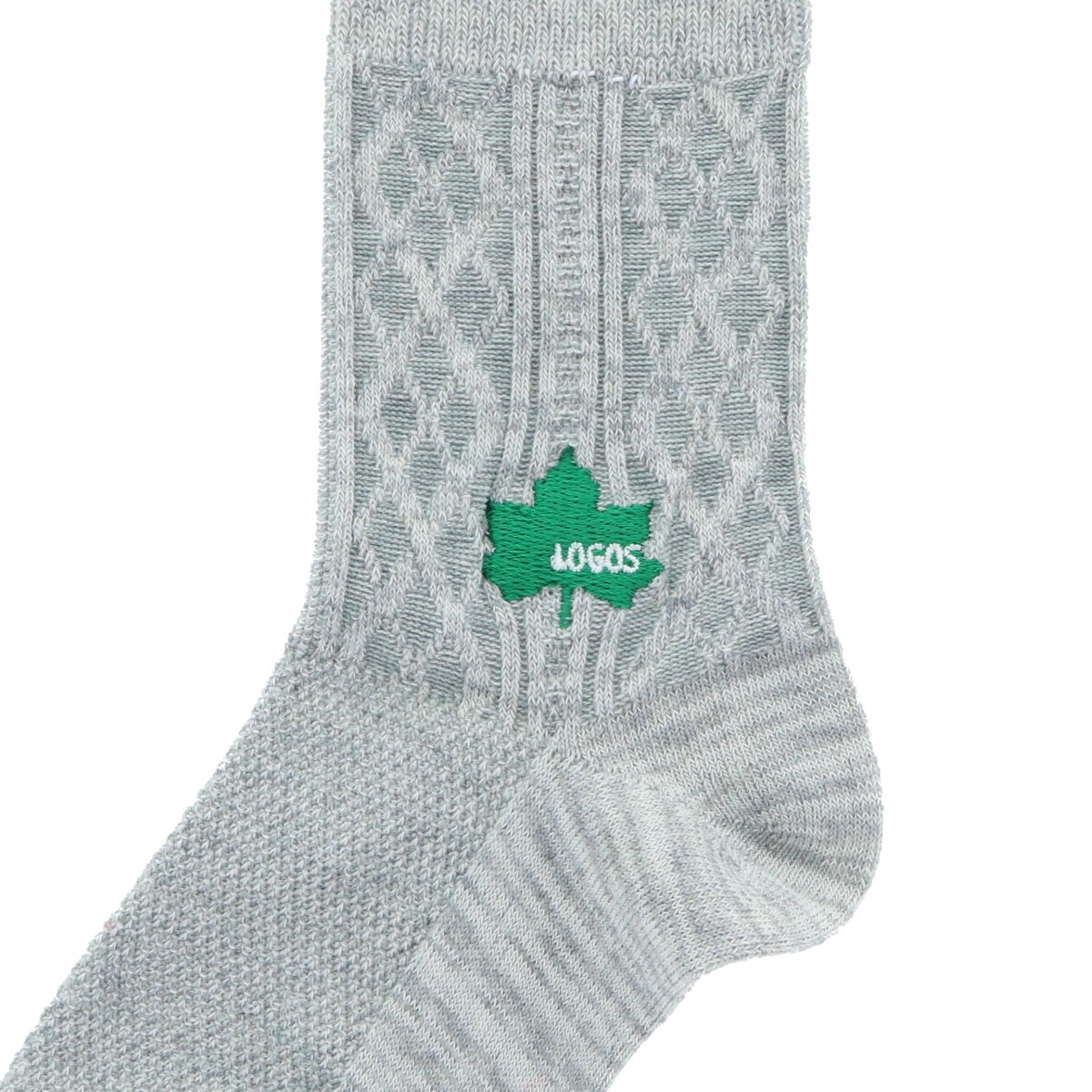 リンクス柄クルー丈ソックス（キッズ） フットウエア