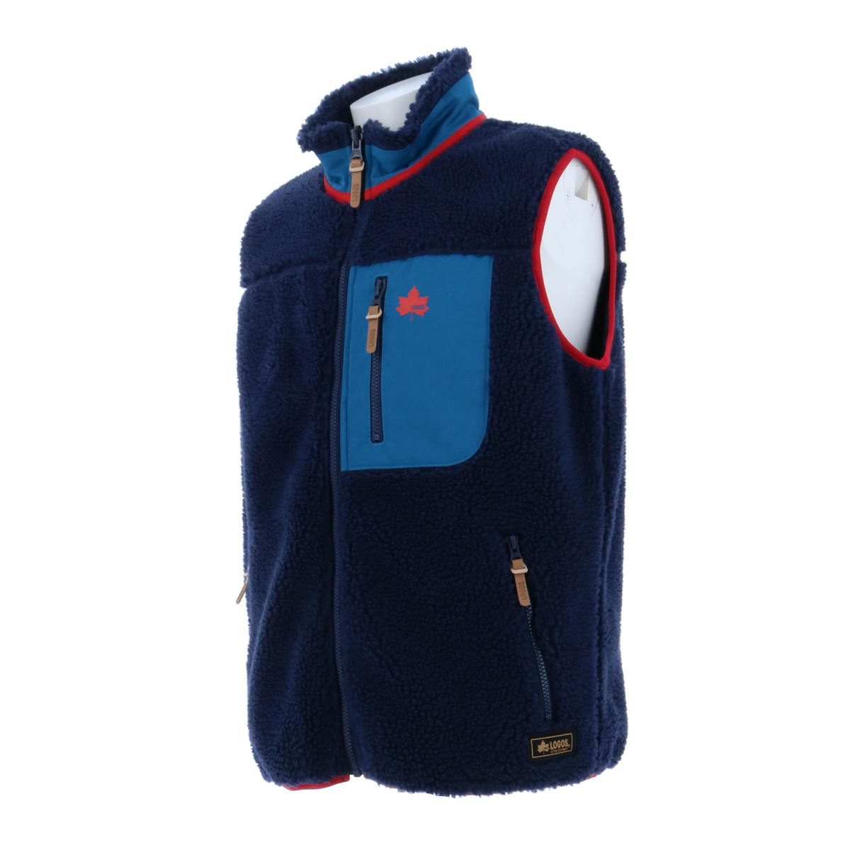 3in1ユニットカラフルボアベスト（メンズ） アウター