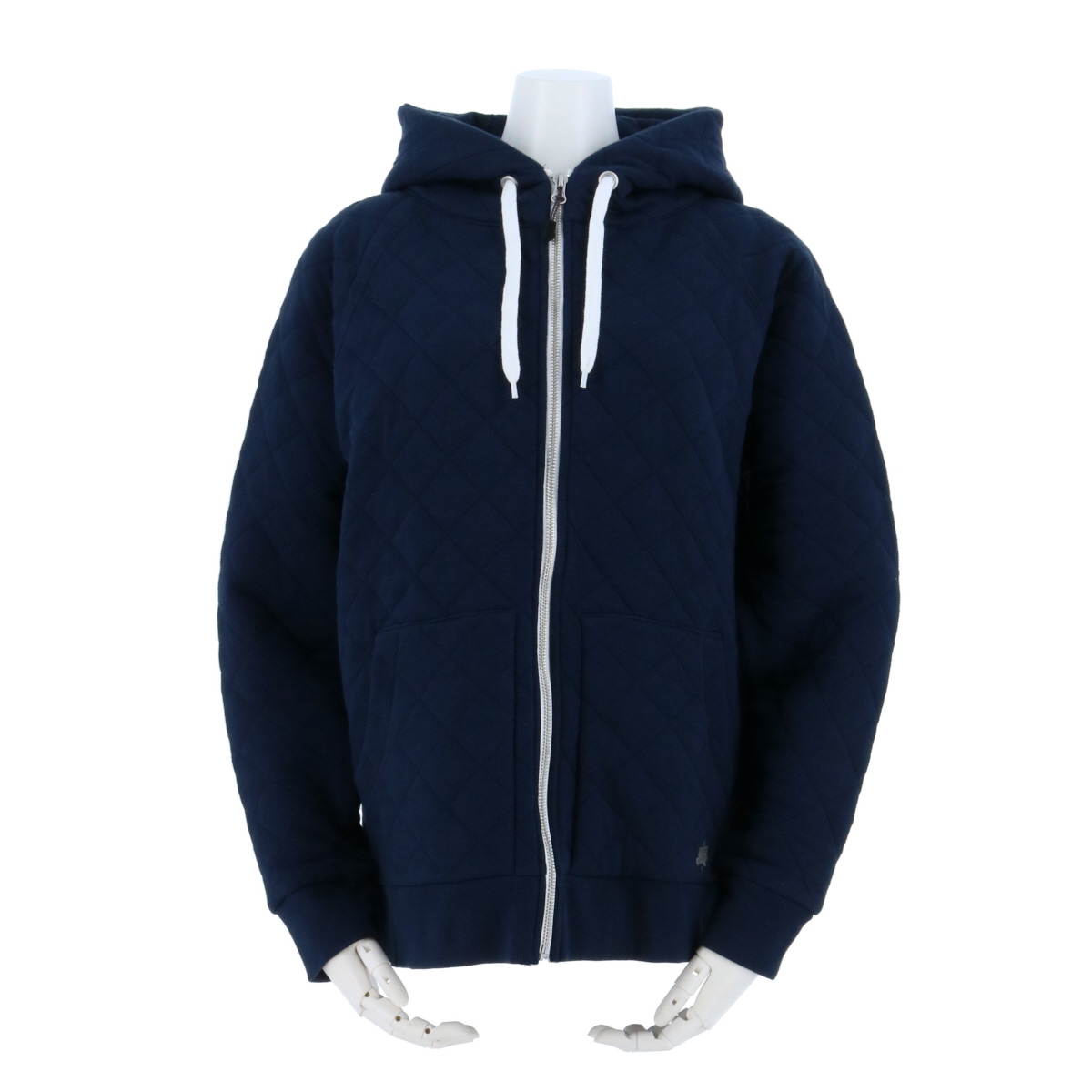 キルティングジップフーディ（レディース） アウター