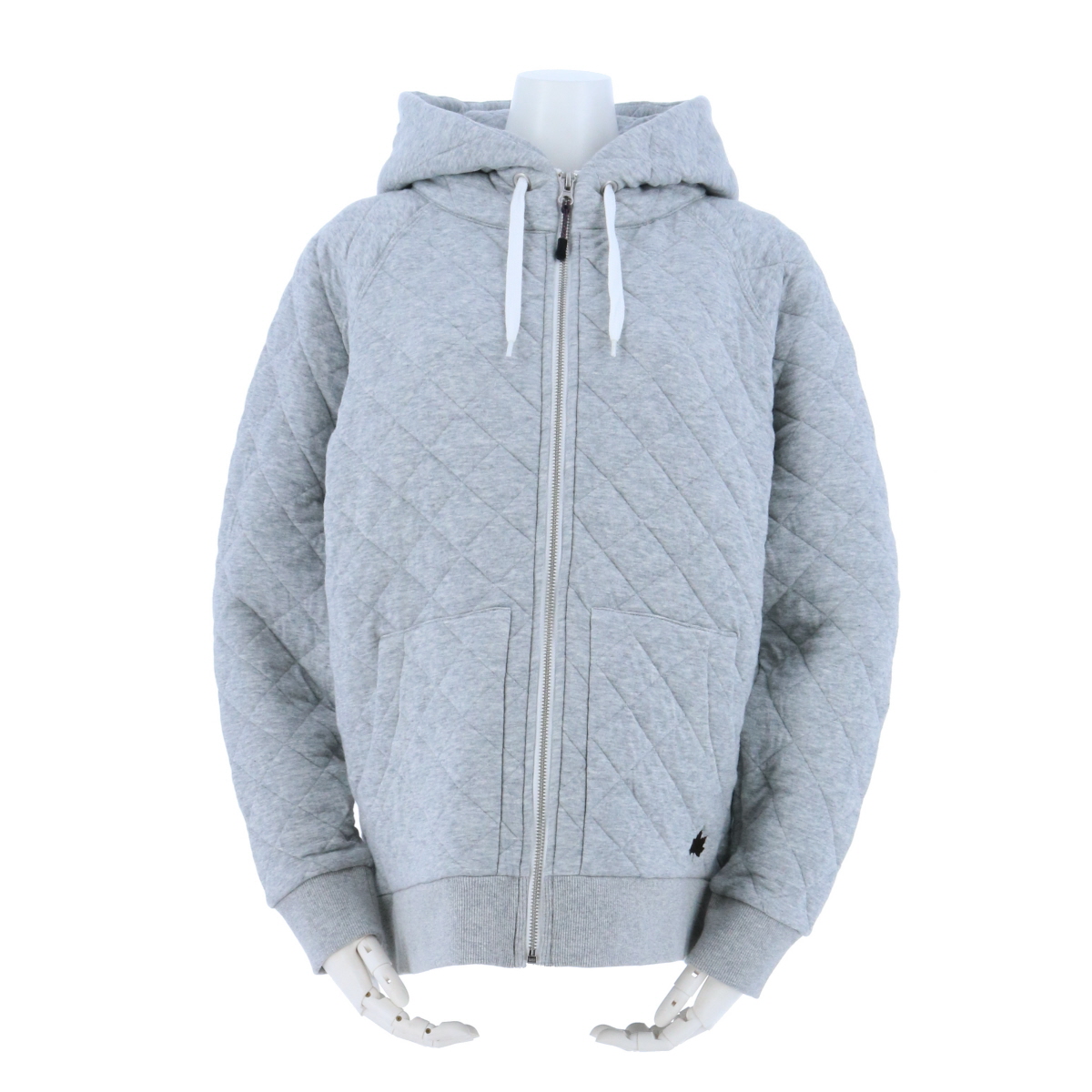 キルティングジップフーディ（レディース） アウター