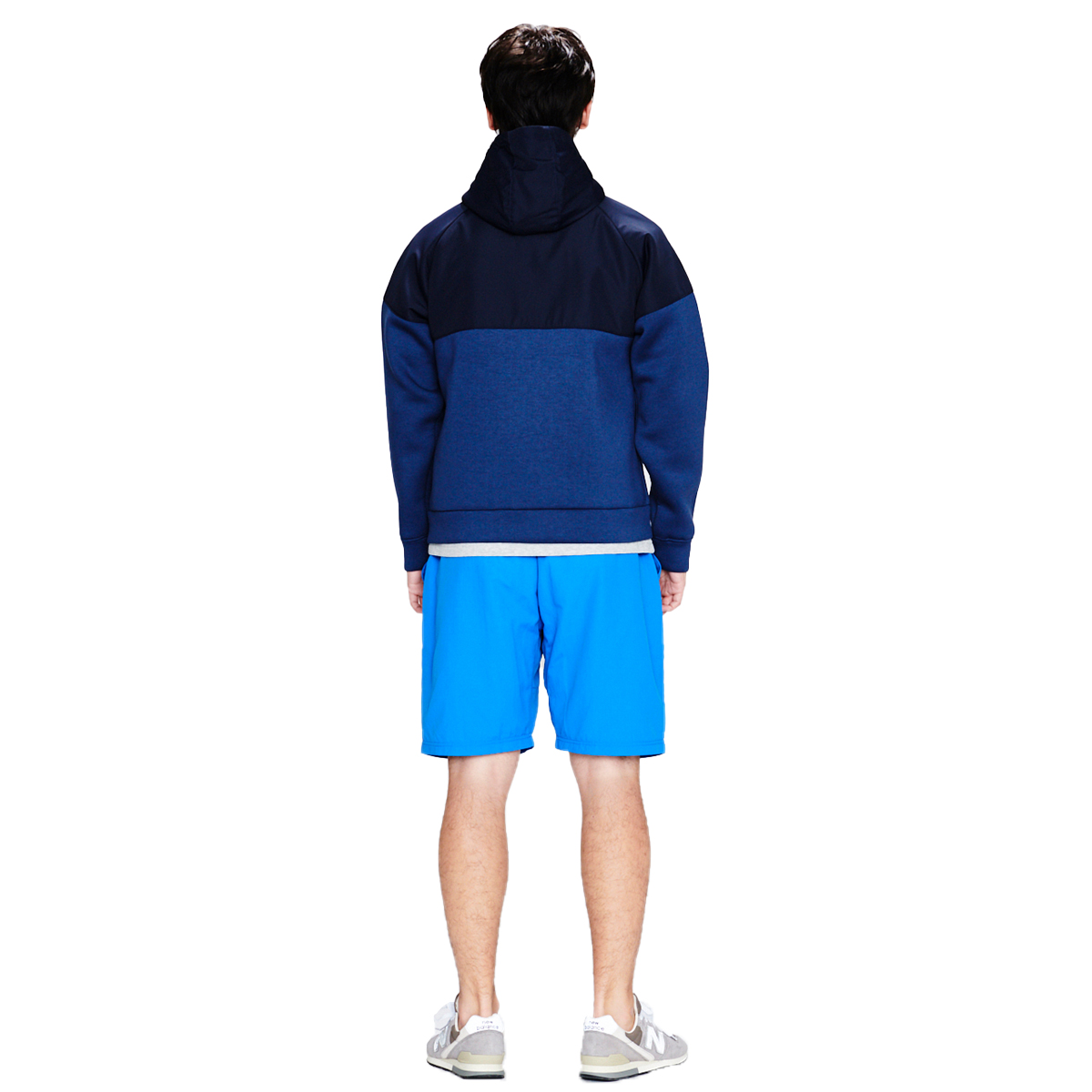 エラスティックハイブリッドフーディ（メンズ） アウター