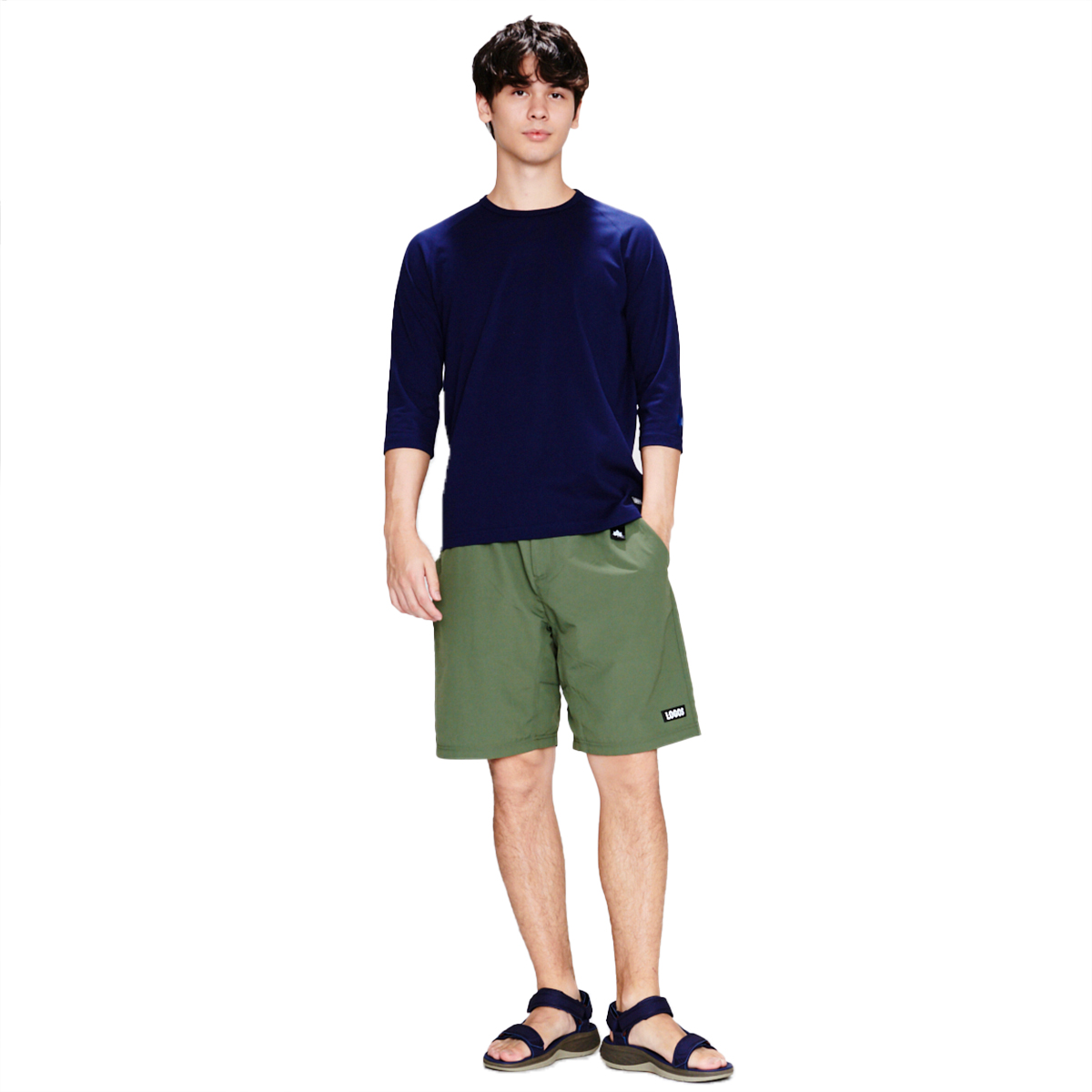 ドライ7分袖Tシャツ（メンズ） トップス