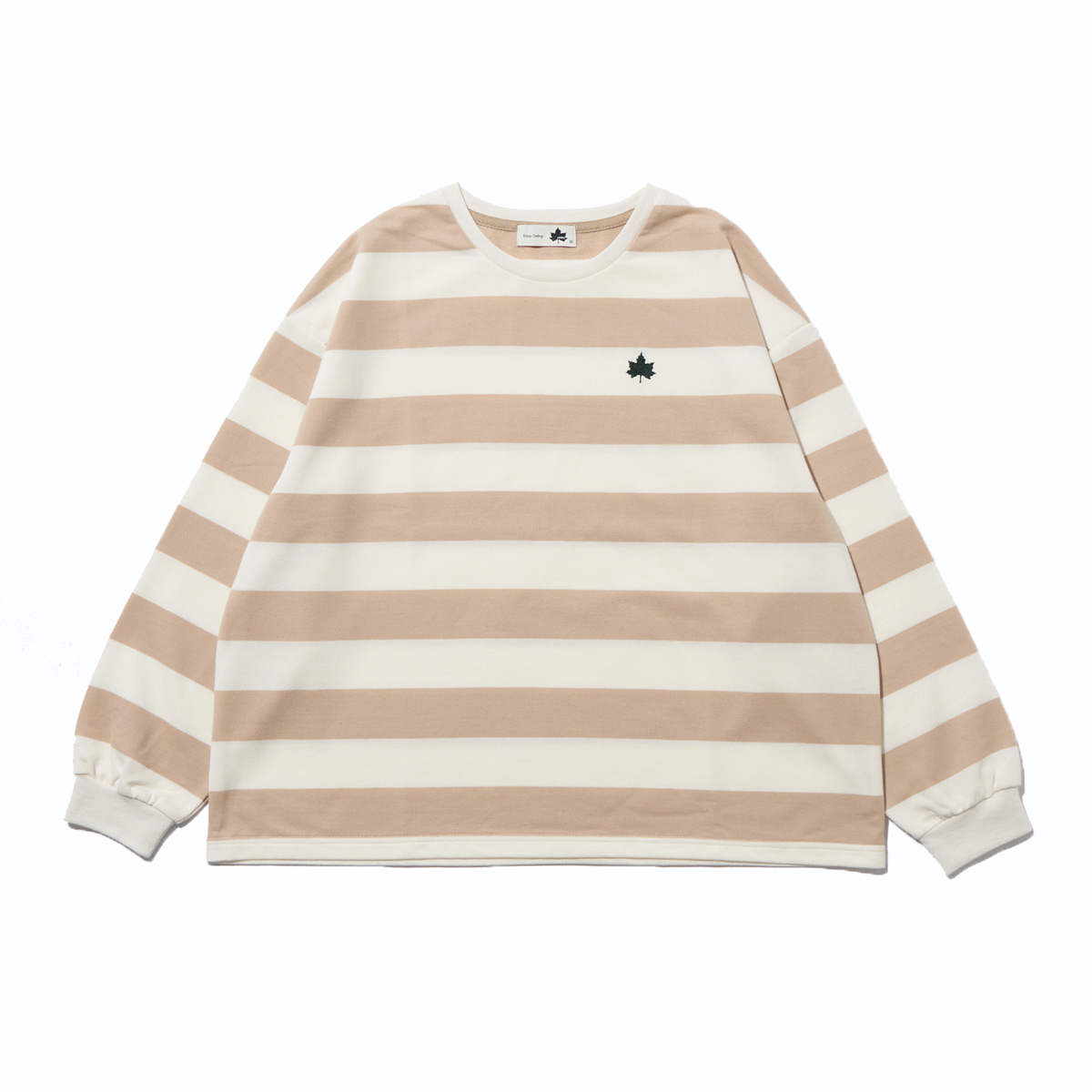 ボーダーBIGトレーナー（レディース） トップス