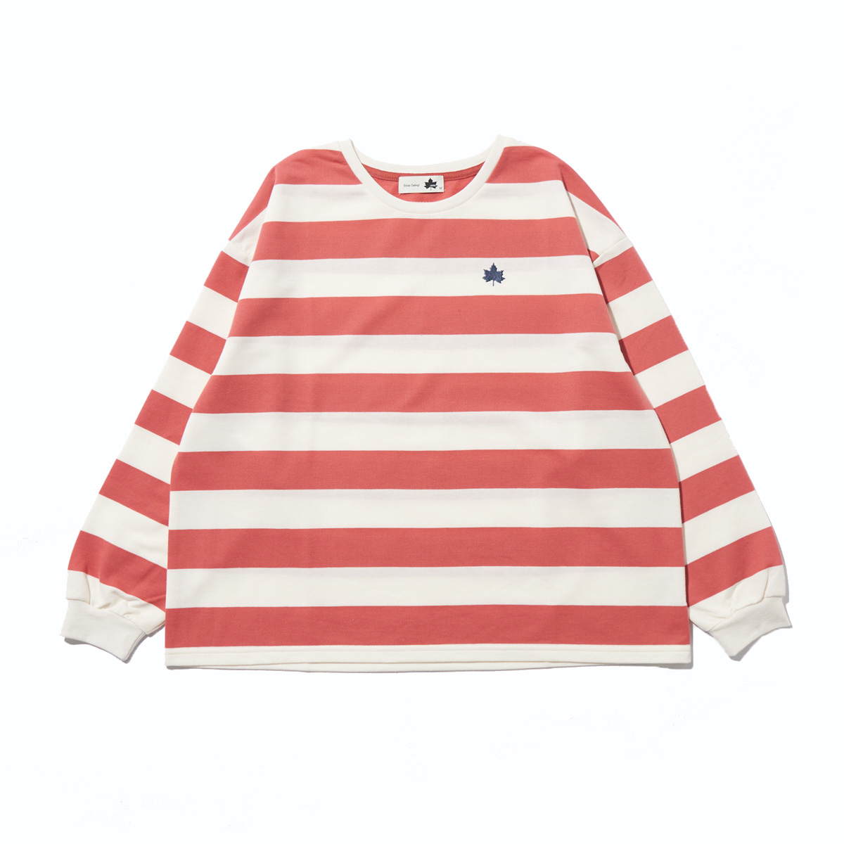 ボーダーBIGトレーナー（レディース） トップス