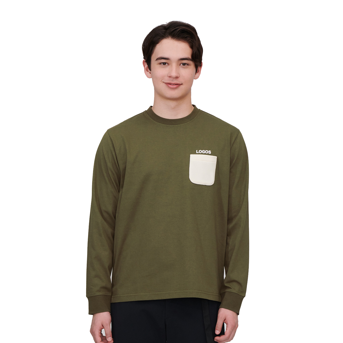 ボアポケットロングTシャツ（メンズ） トップス