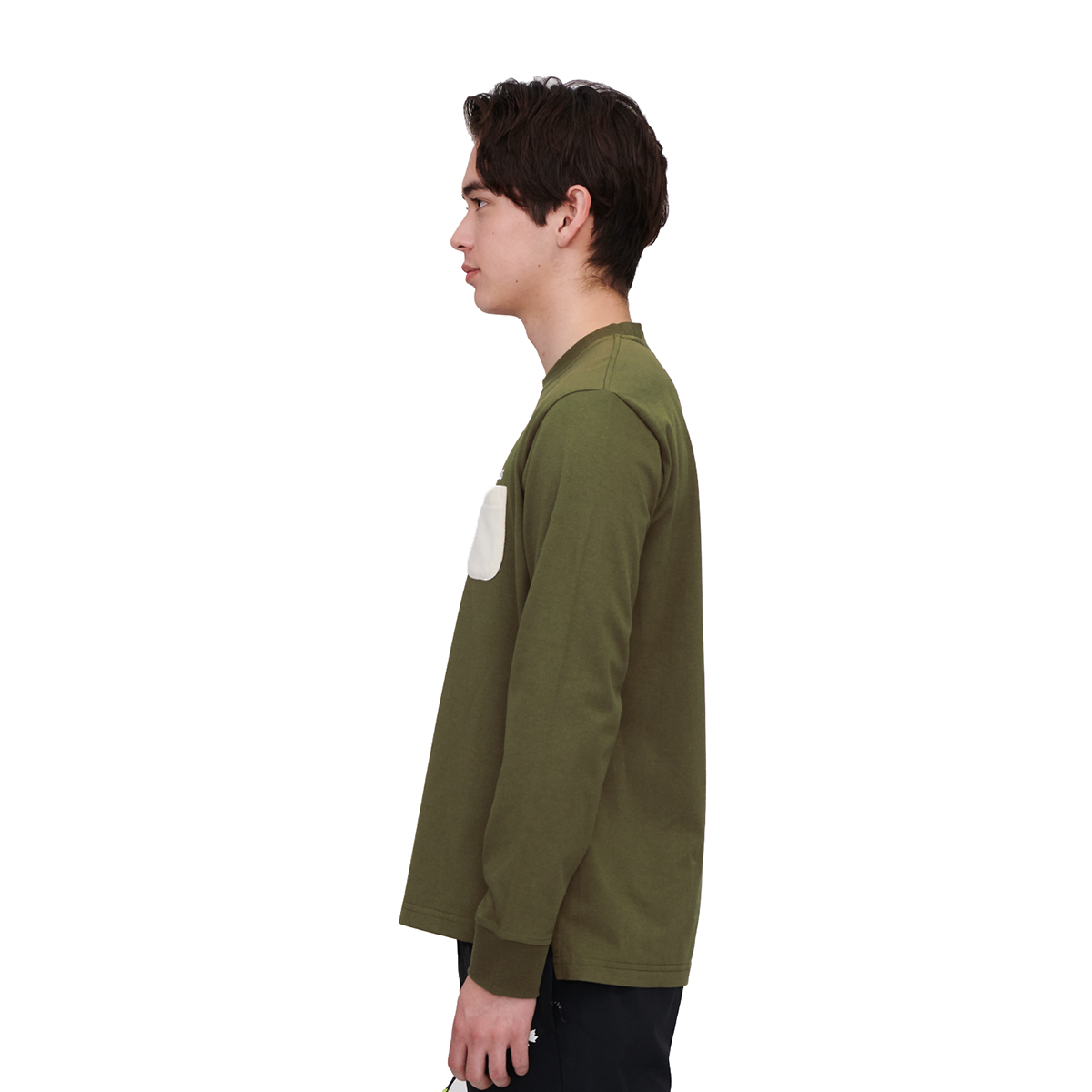 ボアポケットロングTシャツ（メンズ） トップス