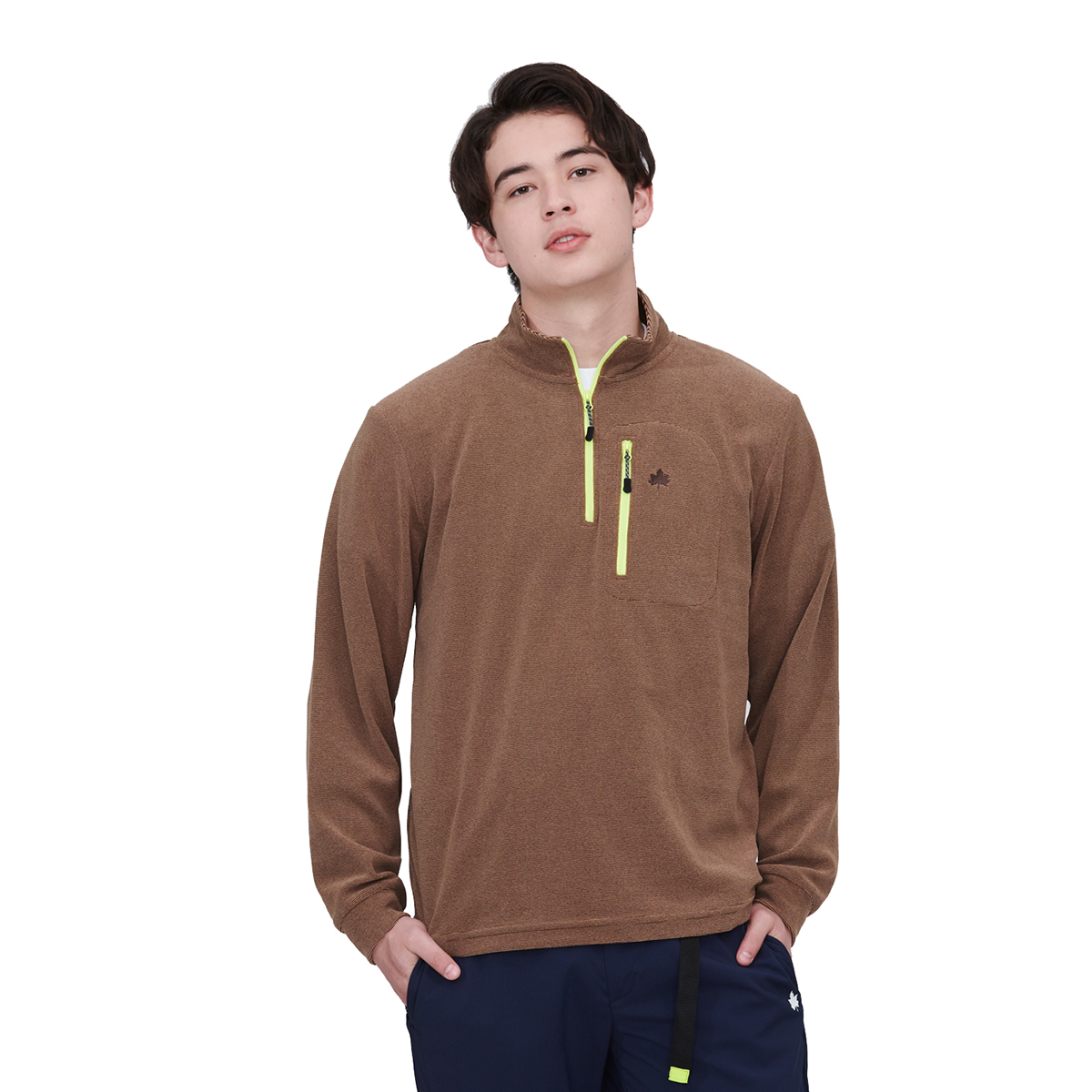 ニードルボーダーハイジップ（ユニセックス） アウター