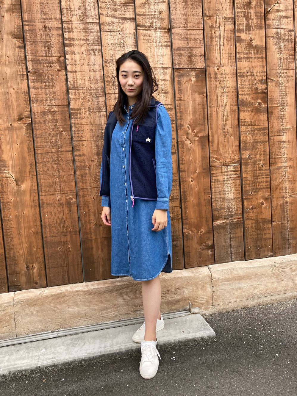 デニムワークワンピース アパレル トップス シャツ 製品情報 ロゴスショップ公式オンライン