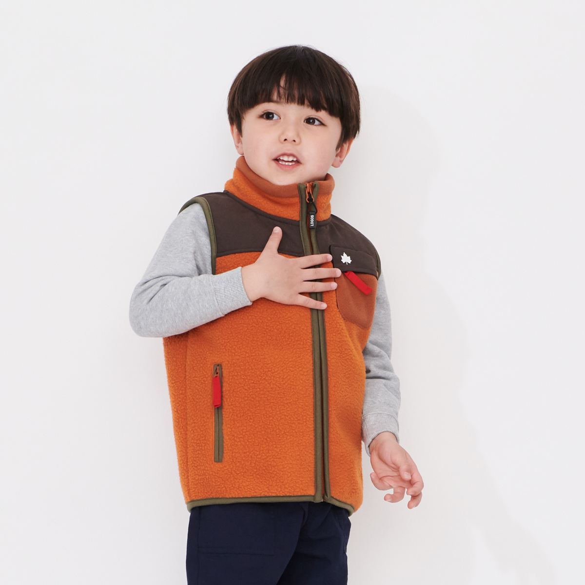 D-Fボアベスト（キッズ） アウター