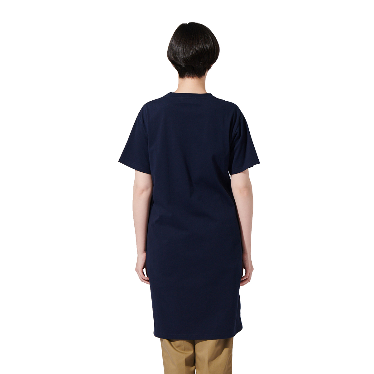 ロングスリットL/Sドレス（レディース） トップス