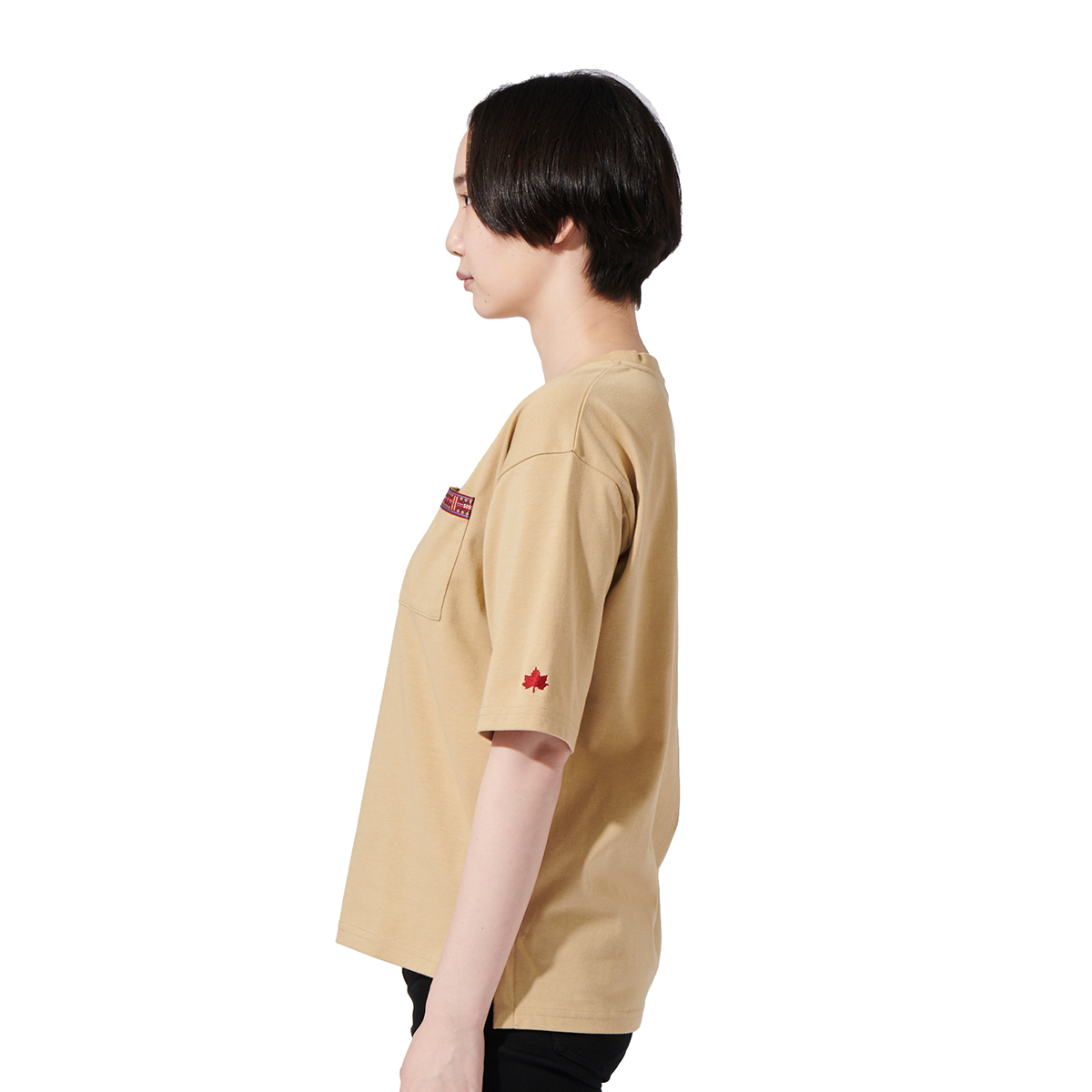 ビッグポケットショートスリーブTシャツ（レディース） トップス