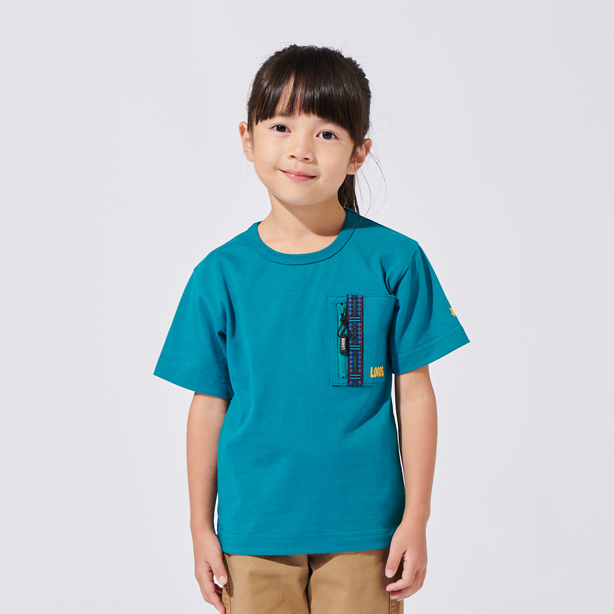 ジップポケットTシャツ（キッズ） トップス