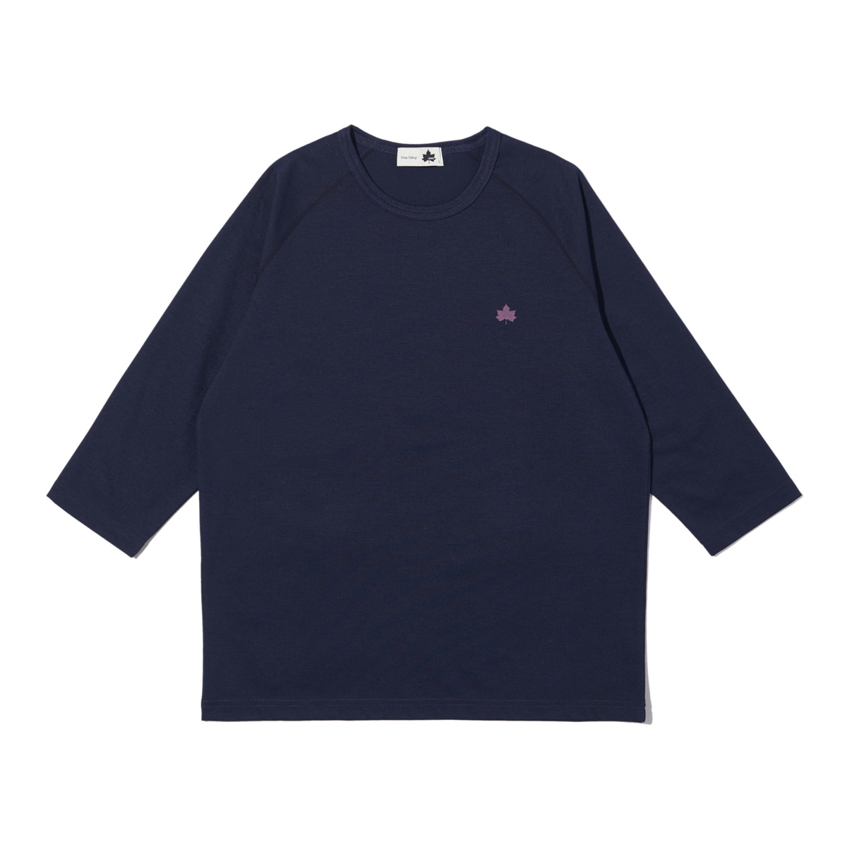 メランジ7分袖Tシャツ トップス