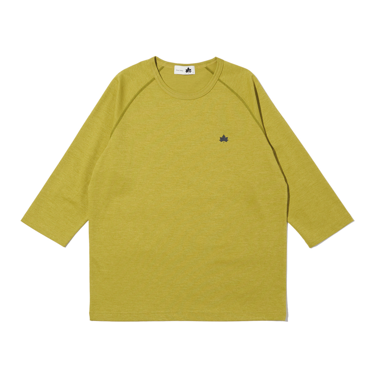 メランジ7分袖Tシャツ トップス