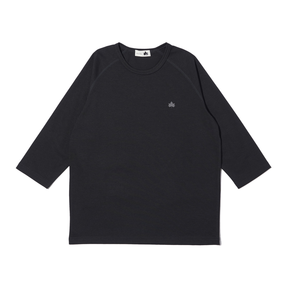 メランジ7分袖Tシャツ トップス