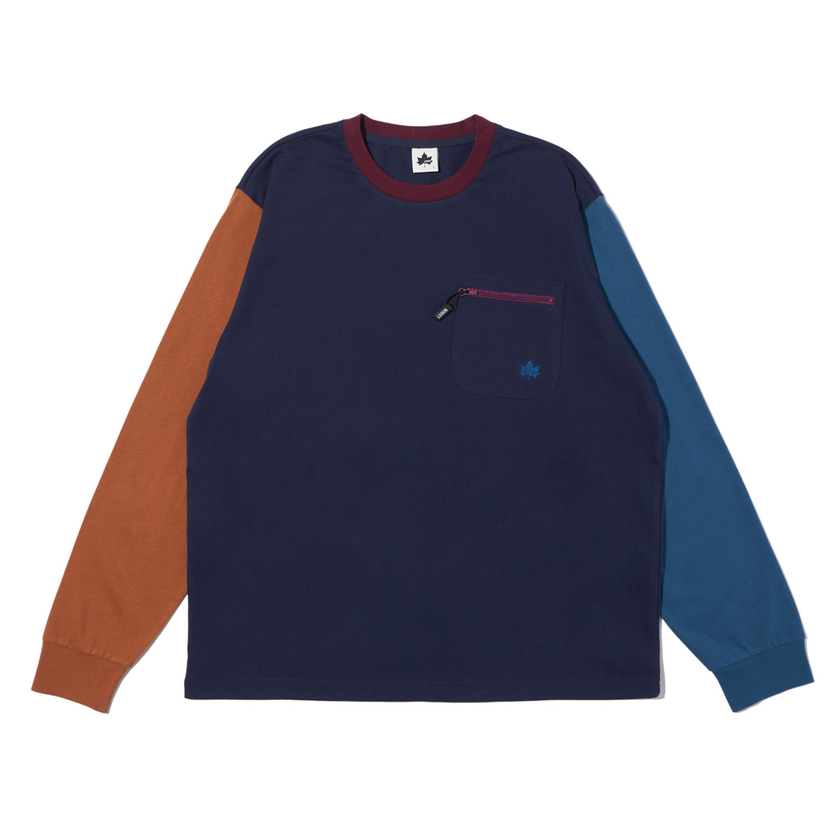 ファスナーポケットTシャツ トップス