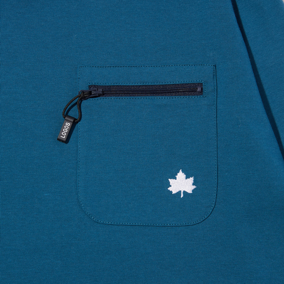 ファスナーポケットTシャツ トップス