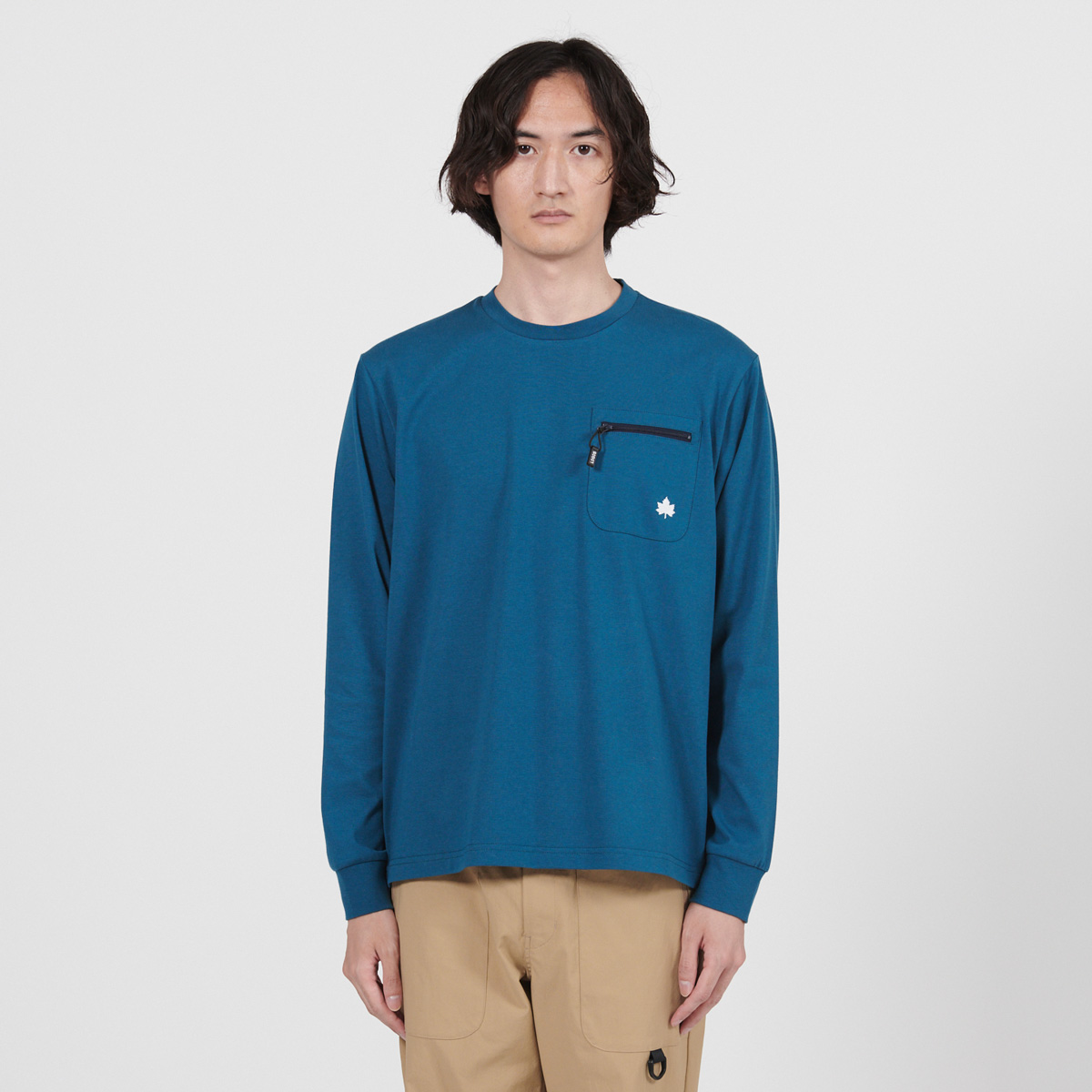 ファスナーポケットTシャツ トップス