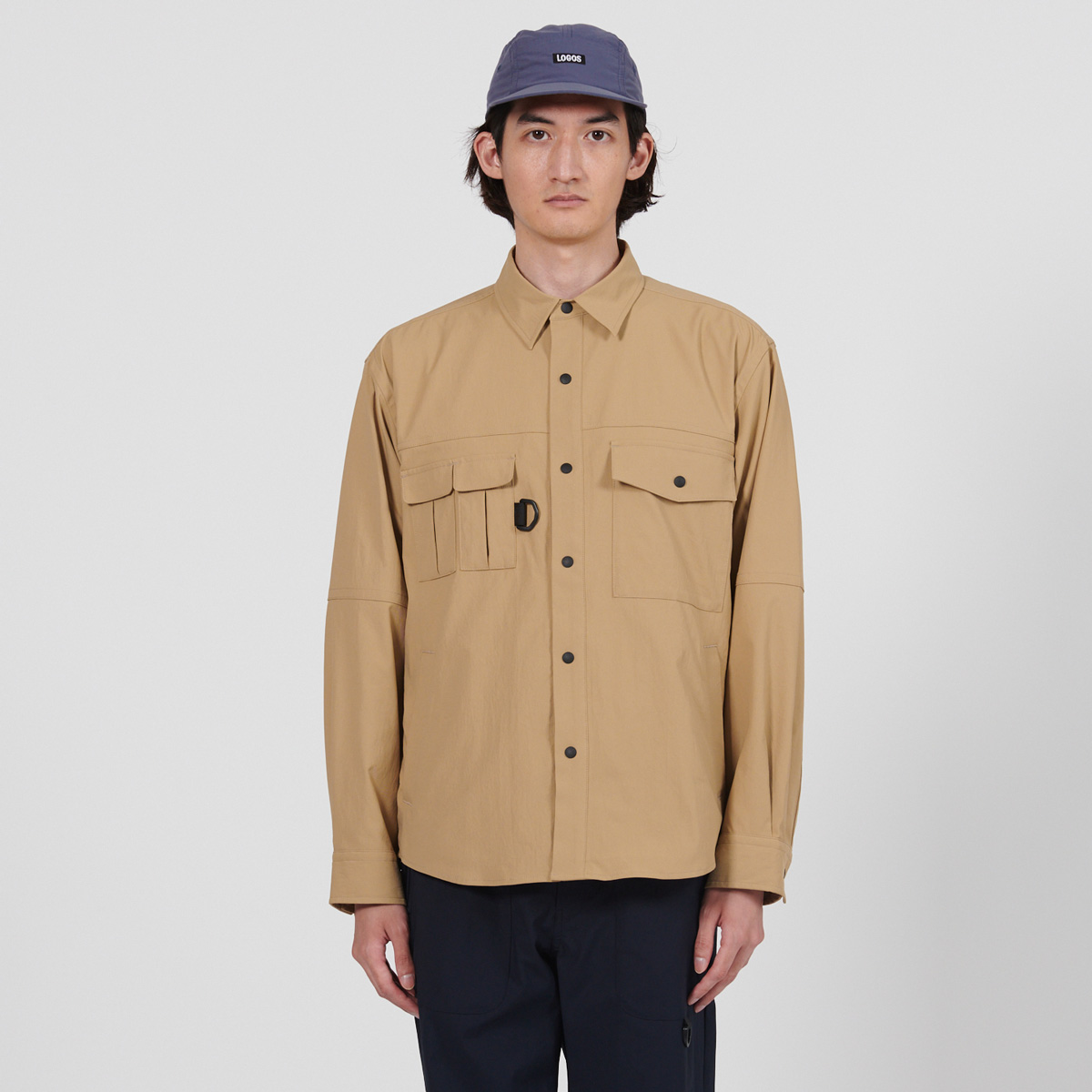 BBQキャンピングオーバーシャツ トップス