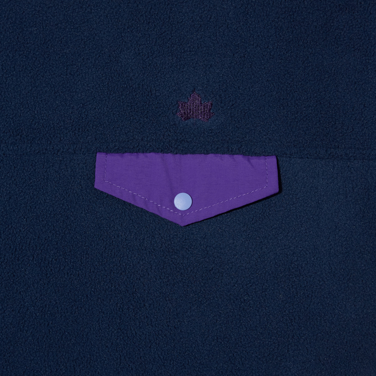 フリースクルーネック トップス