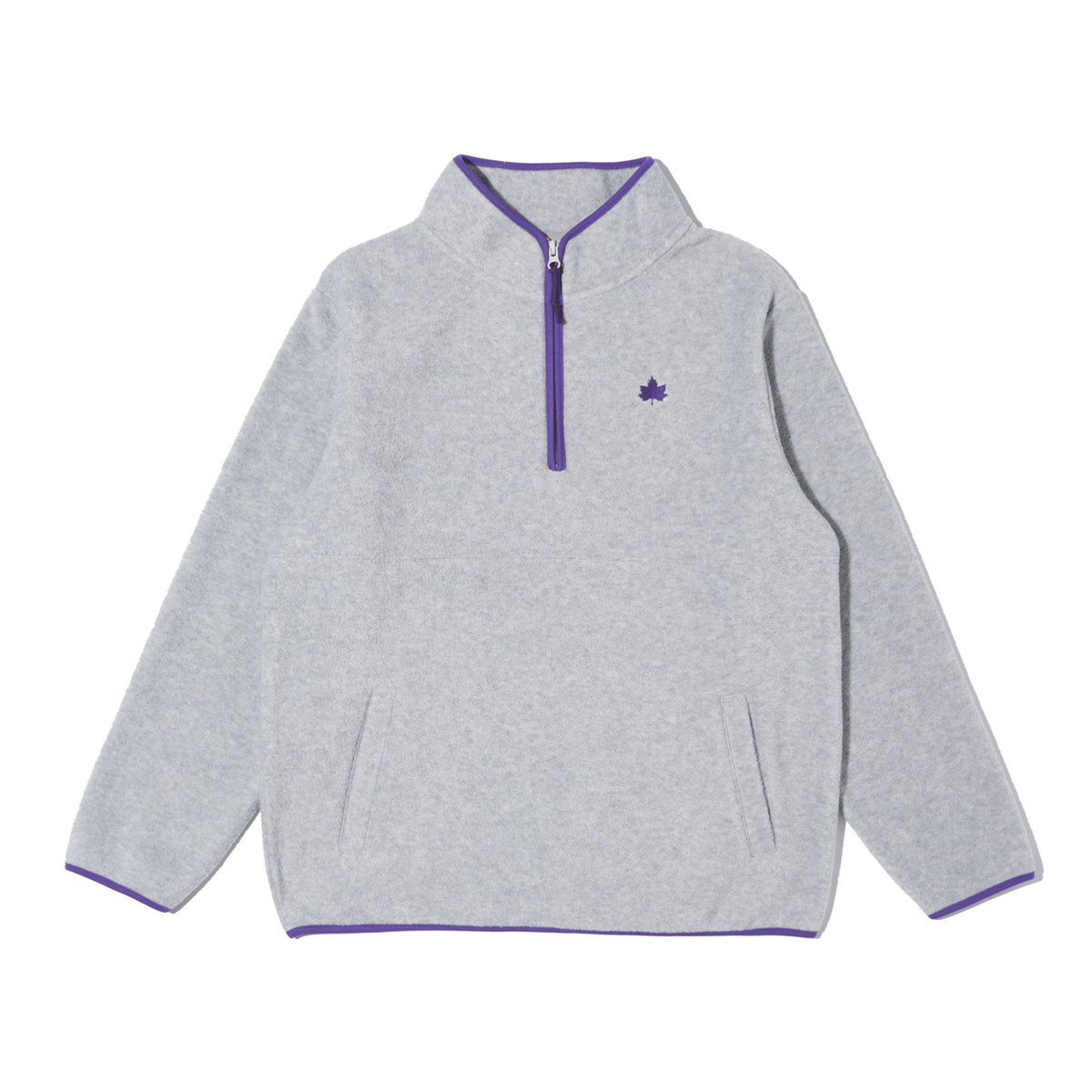 フリースハーフジップジャケット アウター