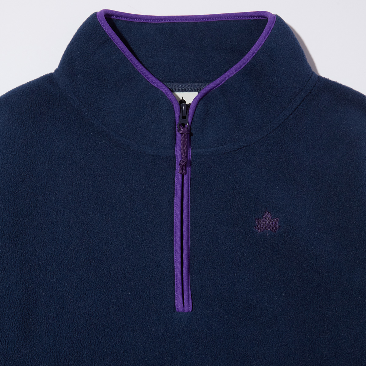 フリースハーフジップジャケット アウター