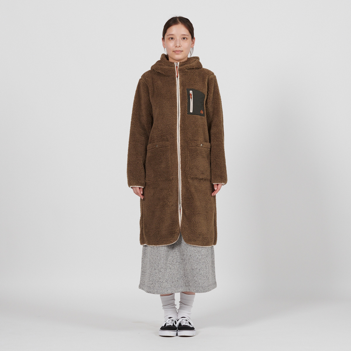 モコモコソフトロングコート アウター