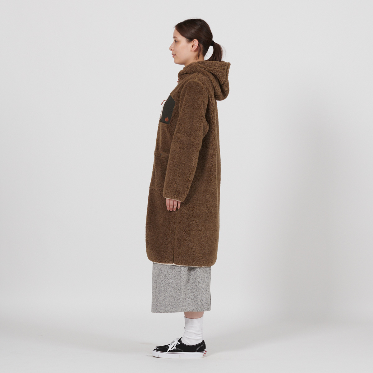 モコモコソフトロングコート アウター