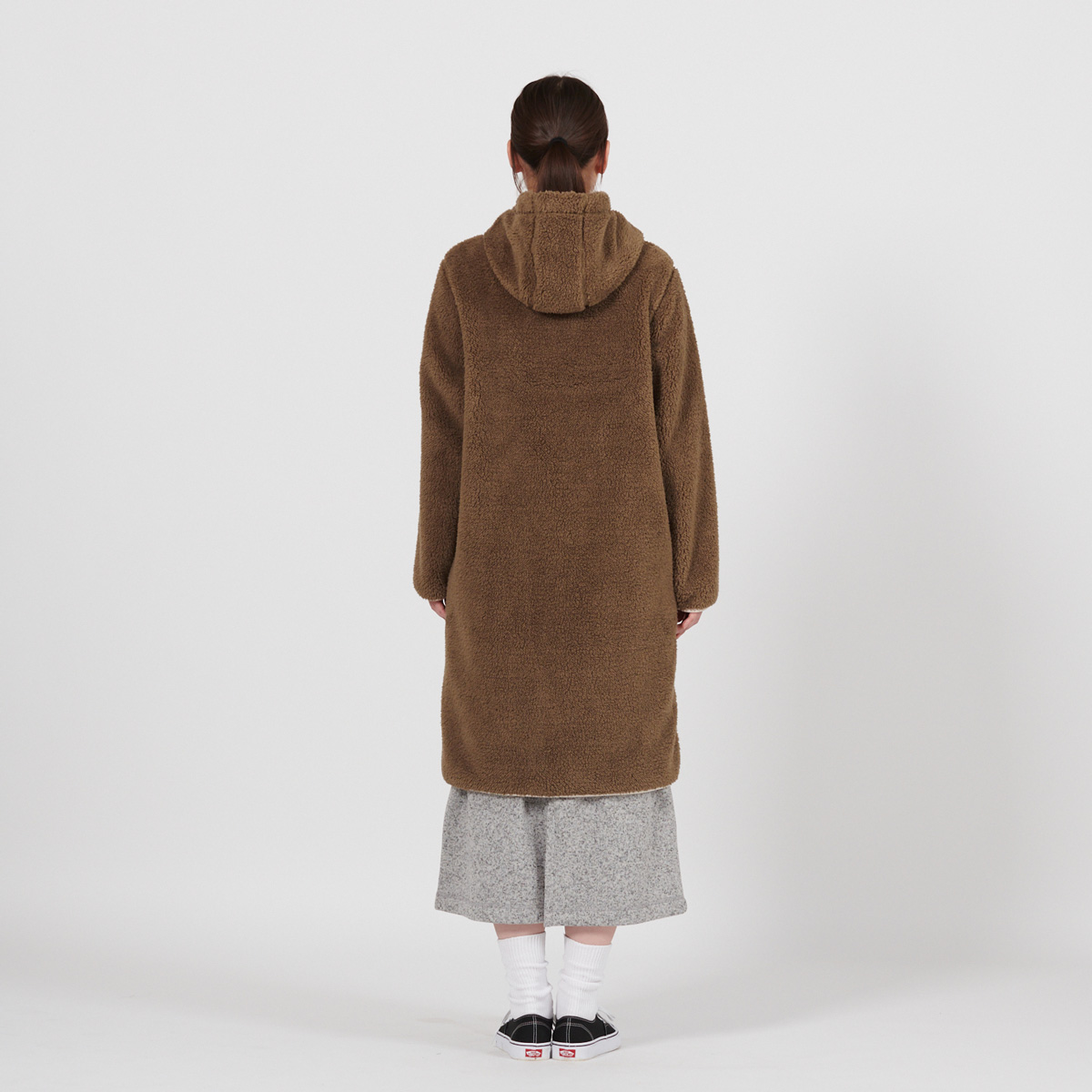 モコモコソフトロングコート アウター