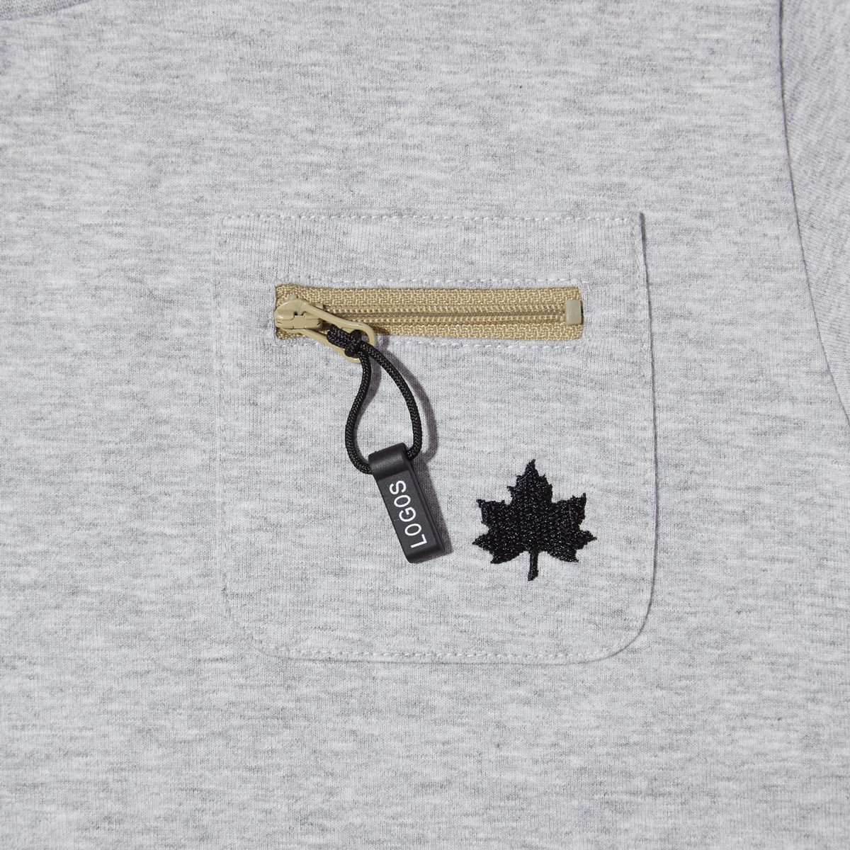 ファスナーポケットTシャツ トップス