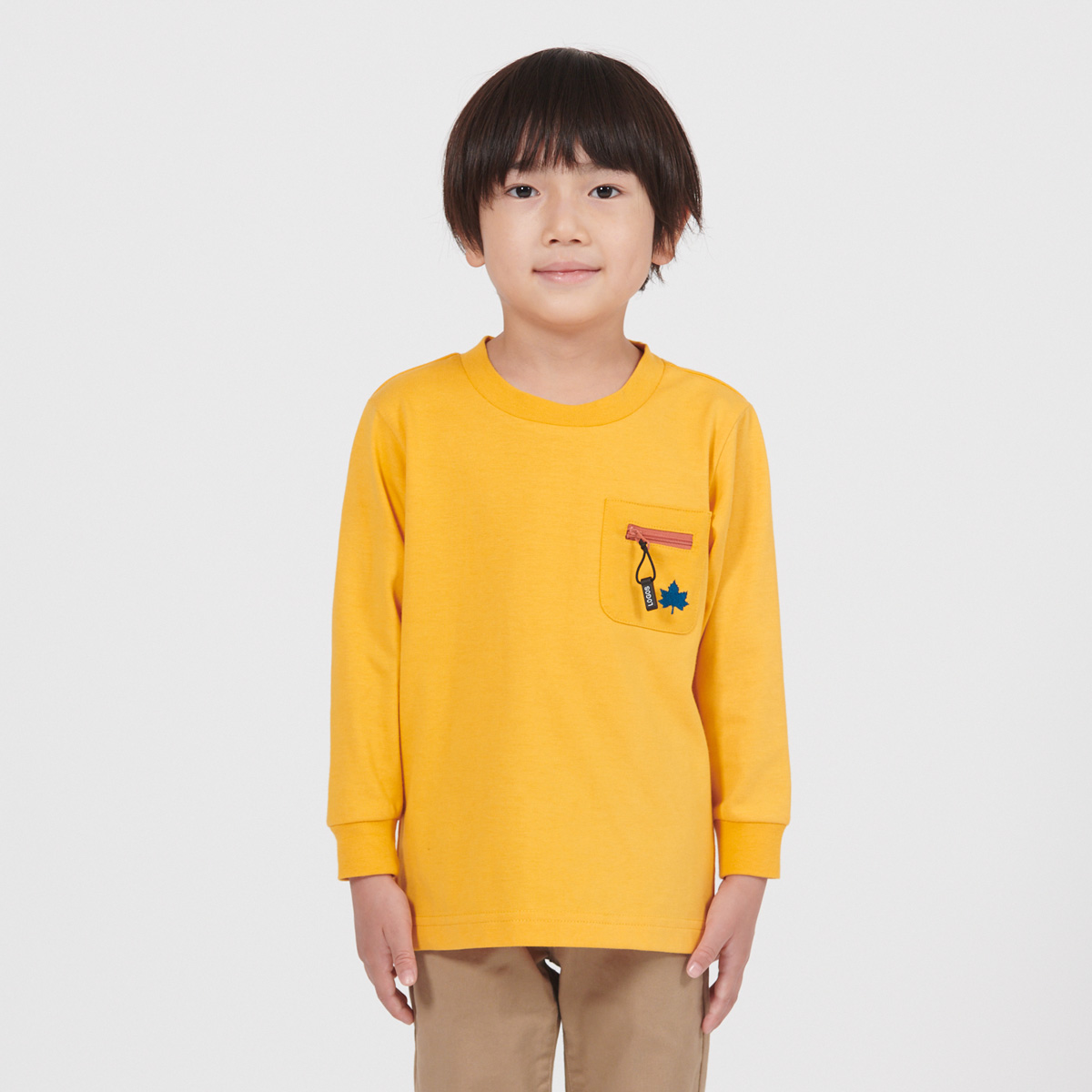 ファスナーポケットTシャツ トップス