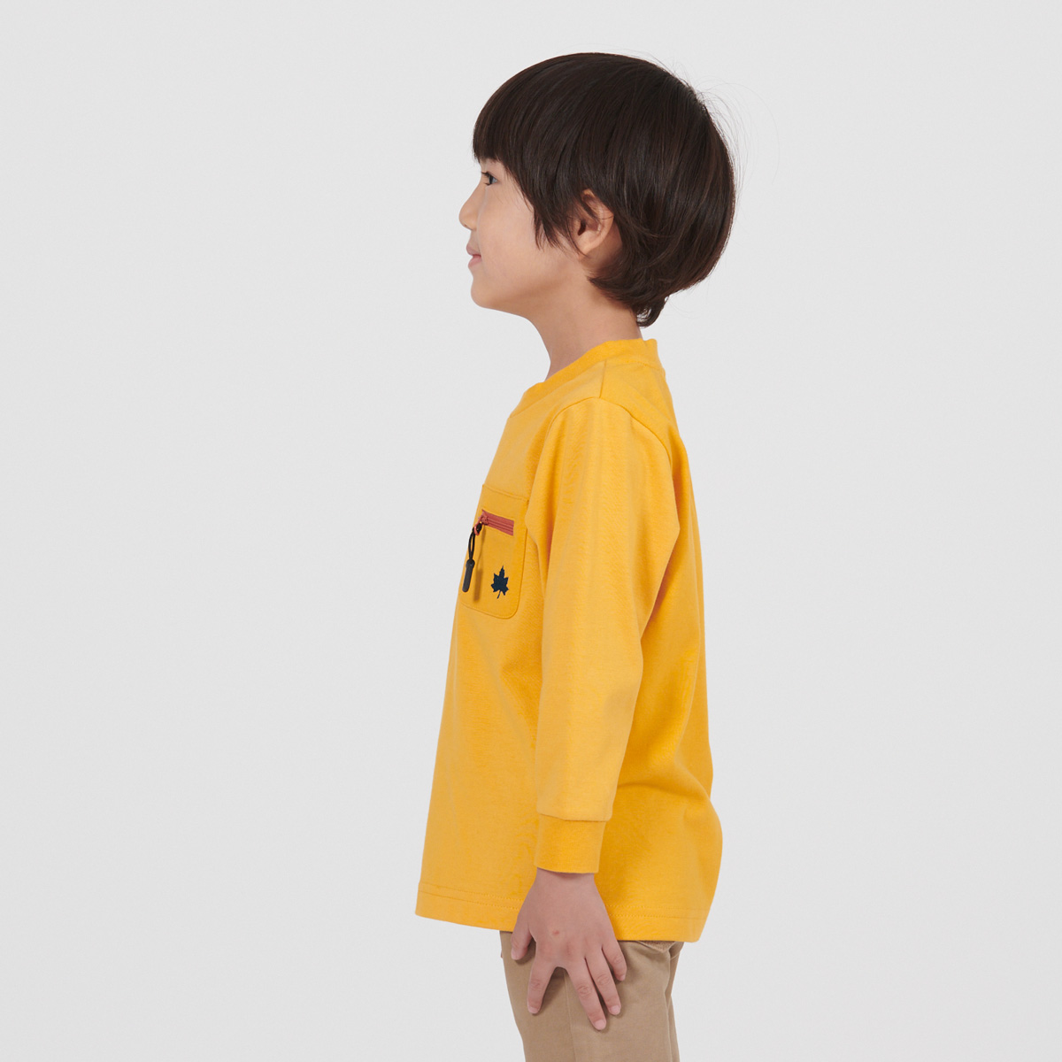 ファスナーポケットTシャツ トップス