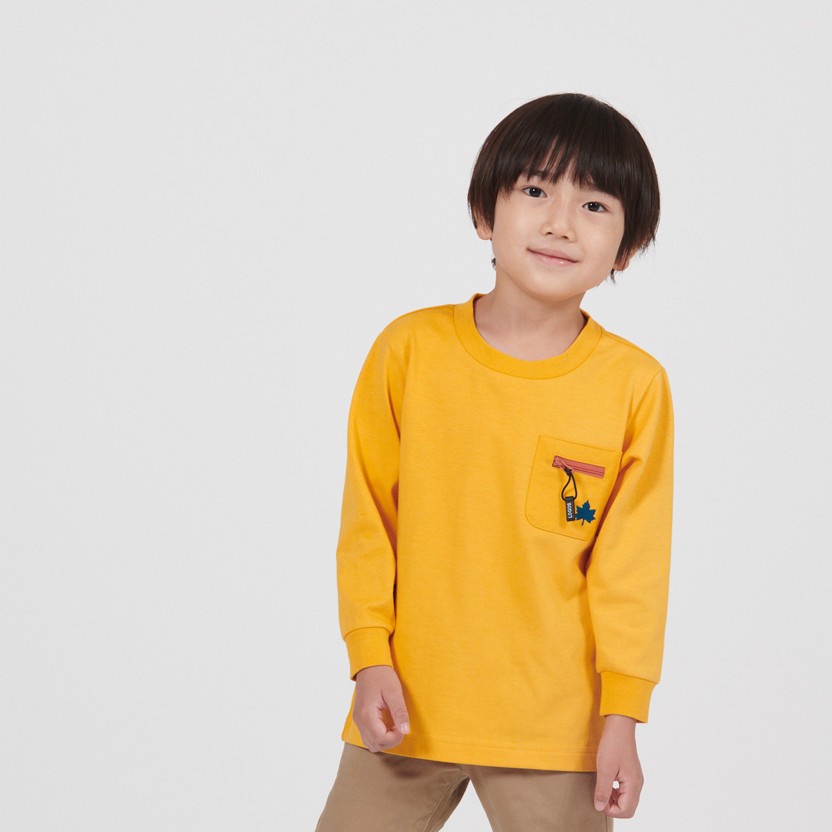 ファスナーポケットTシャツ トップス