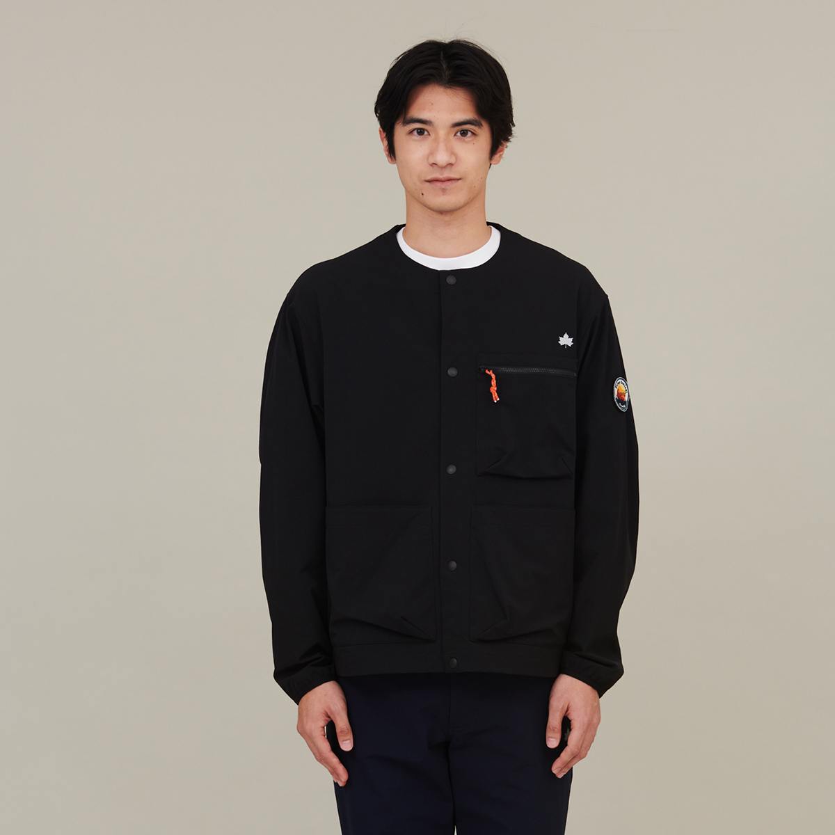 身長：182cm　着用サイズ：L