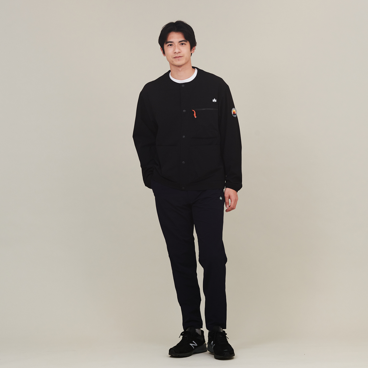 身長：182cm　着用サイズ：L