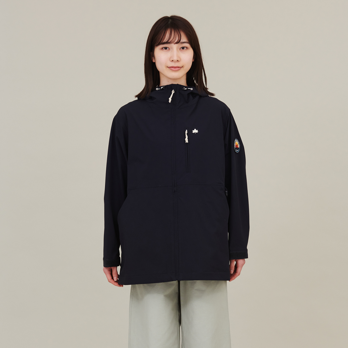 身長：165cm　着用サイズ：M