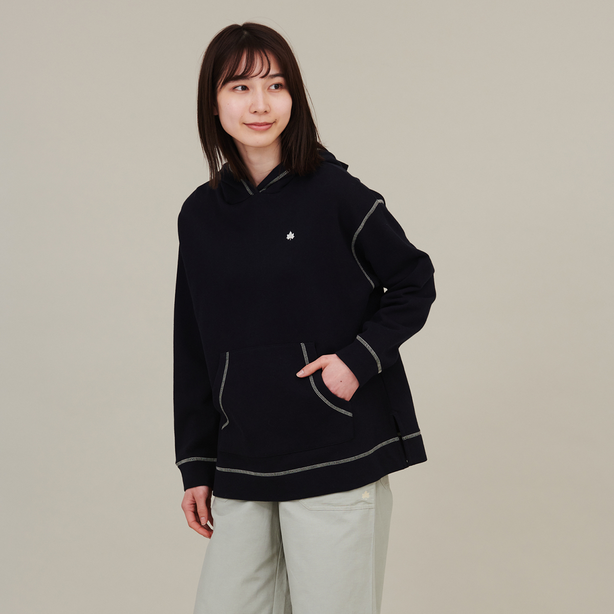 身長：165cm　着用サイズ：M