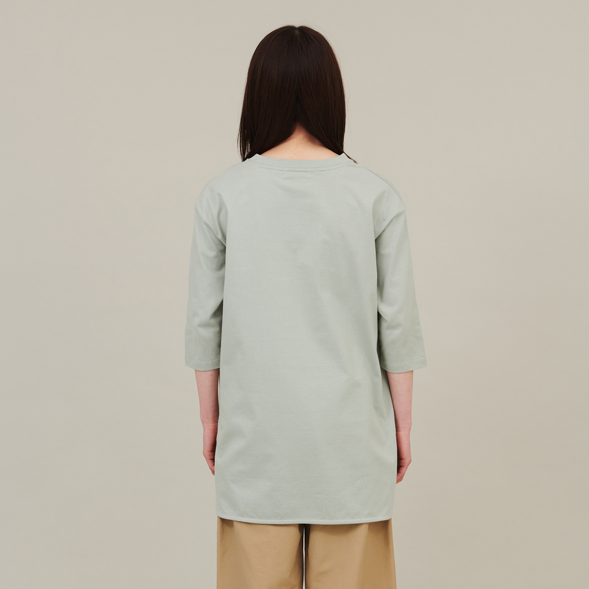 ラウンドテールポケットT トップス