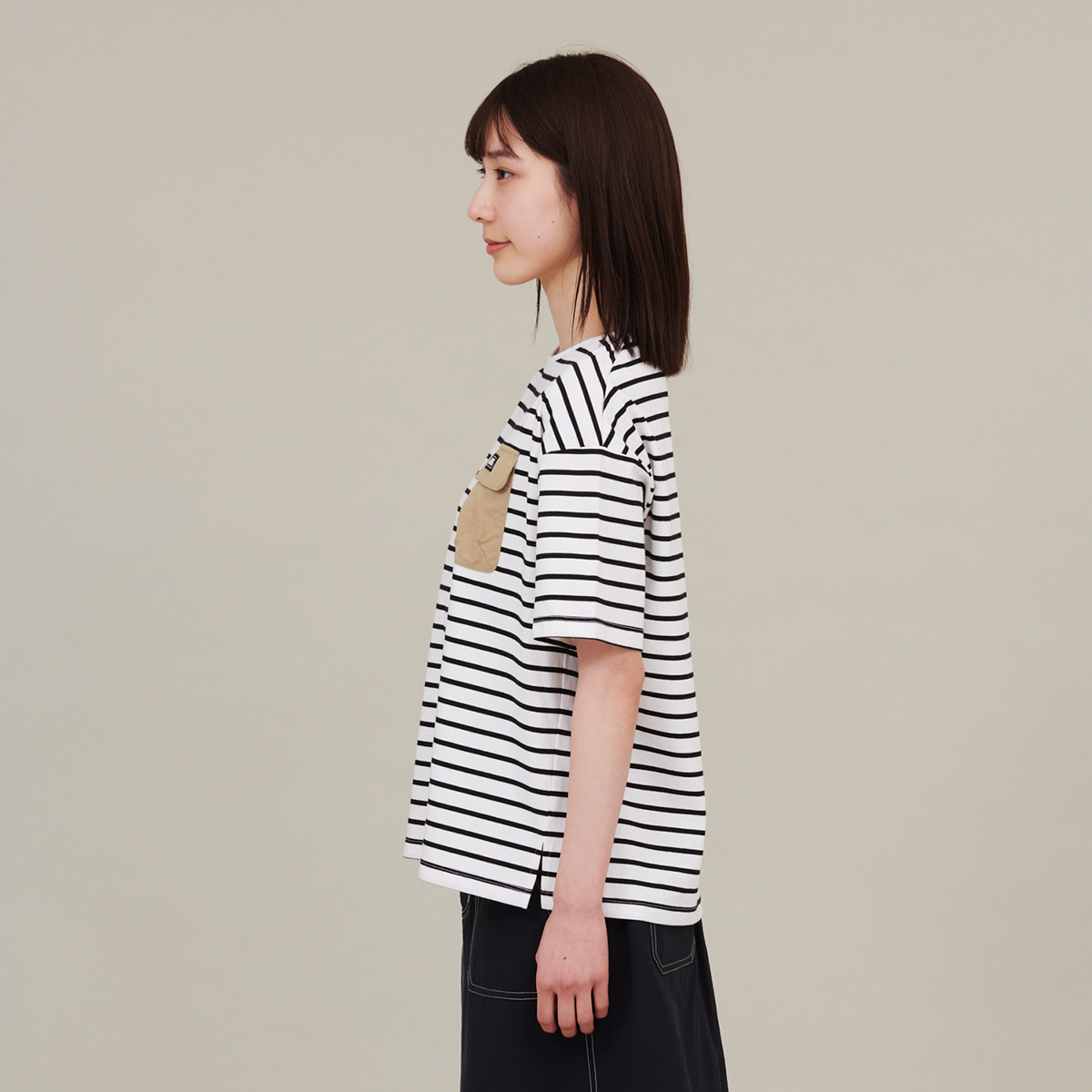 フラップポケットオーバーサイズT トップス