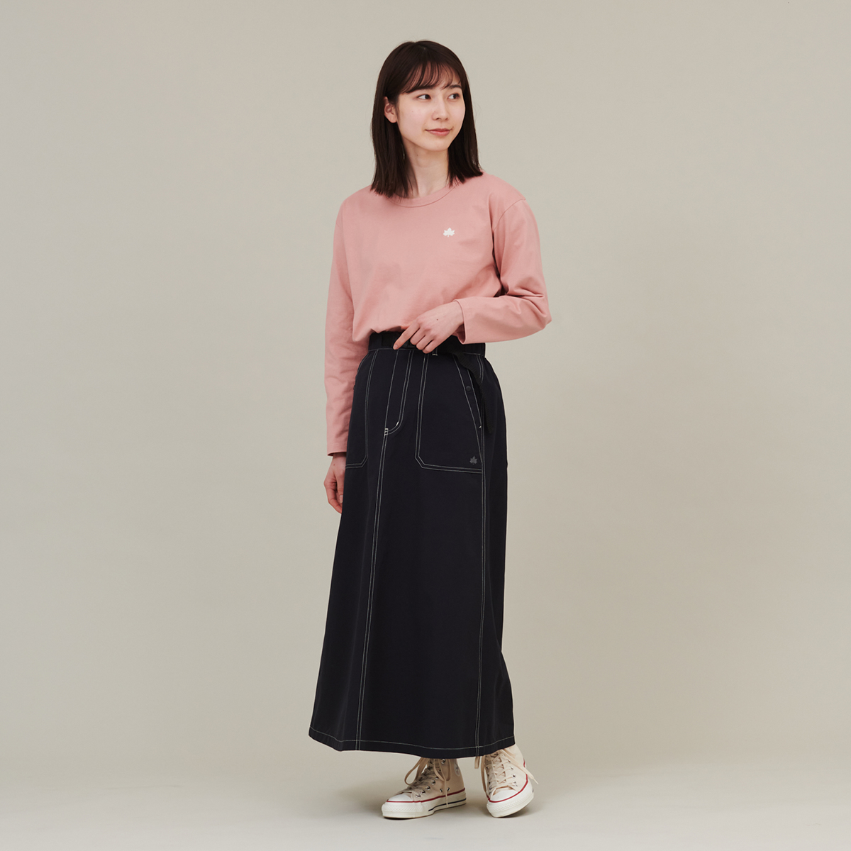 身長：165cm　着用サイズ：M