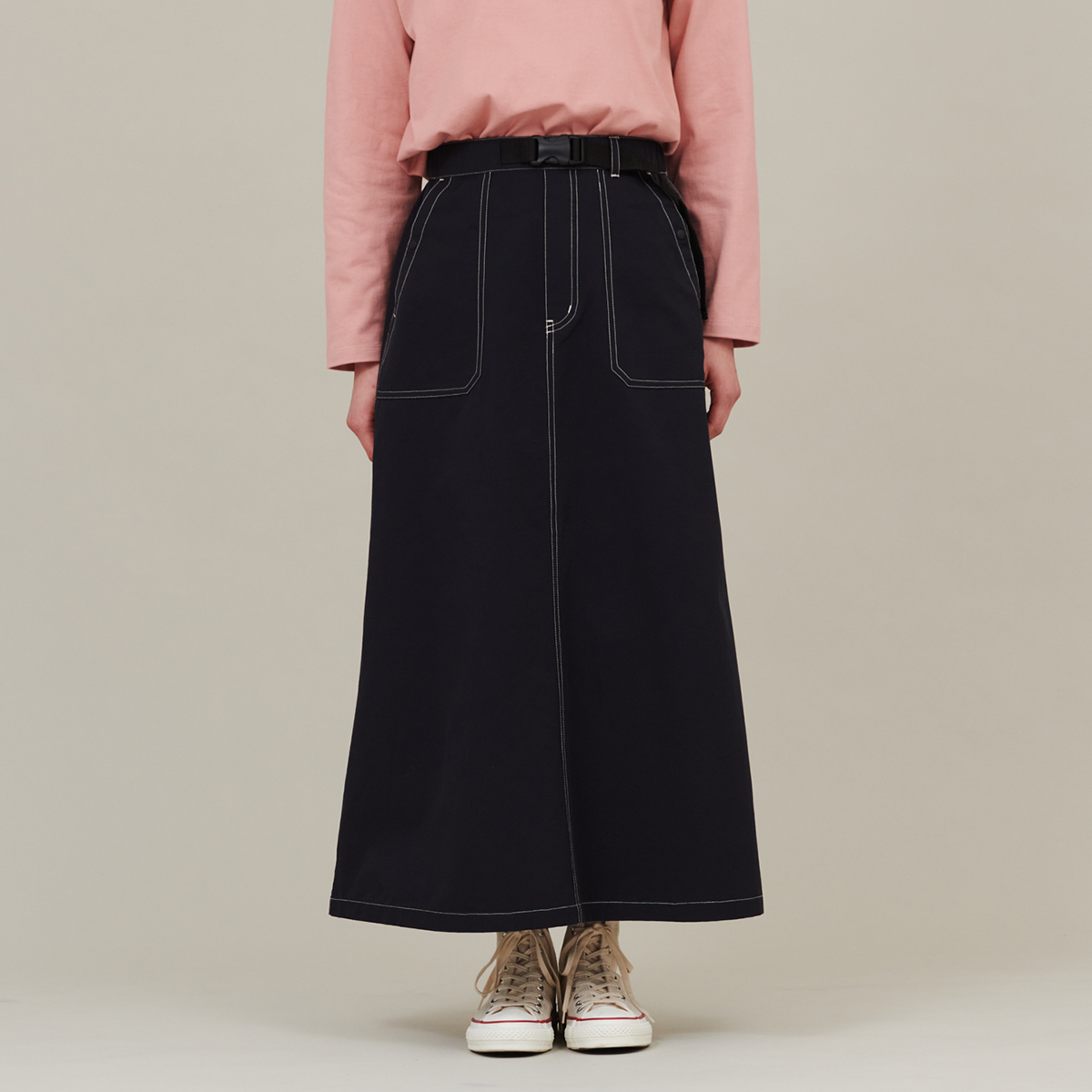 身長：165cm　着用サイズ：M