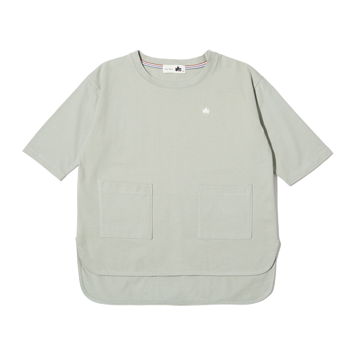 ラウンドテールポケットT トップス