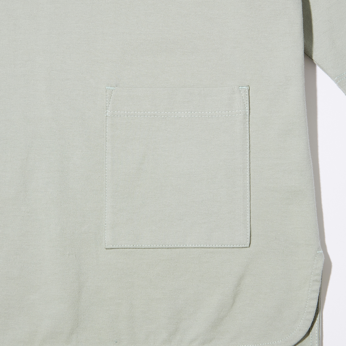 ラウンドテールポケットT トップス