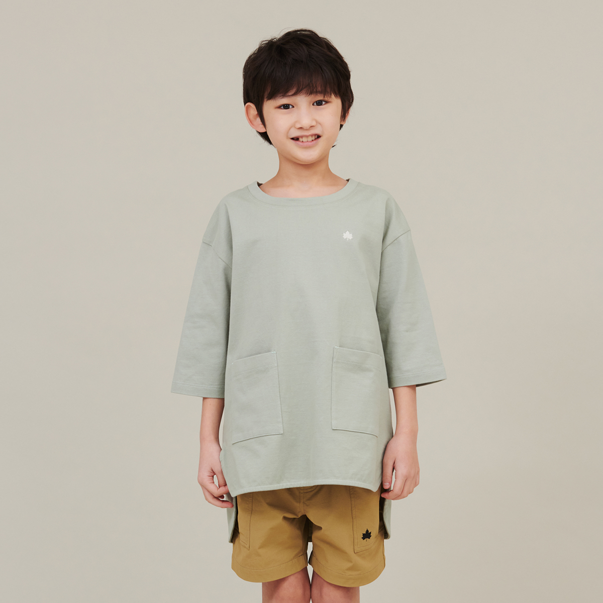 ラウンドテールポケットT トップス