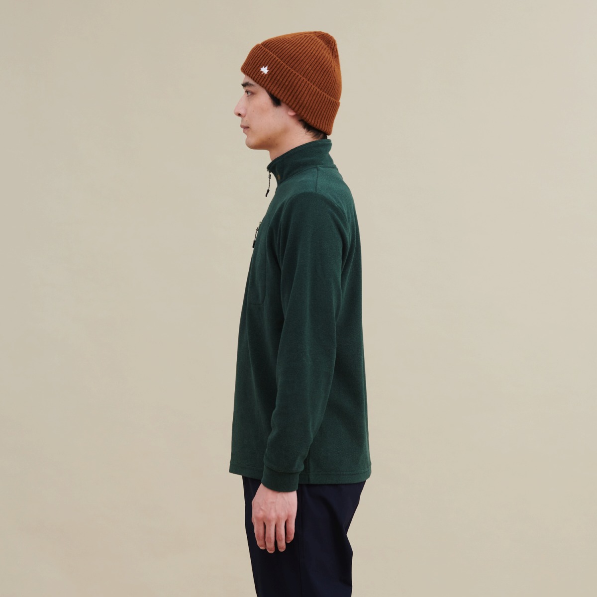 ニードルボーダーハイジップ トップス