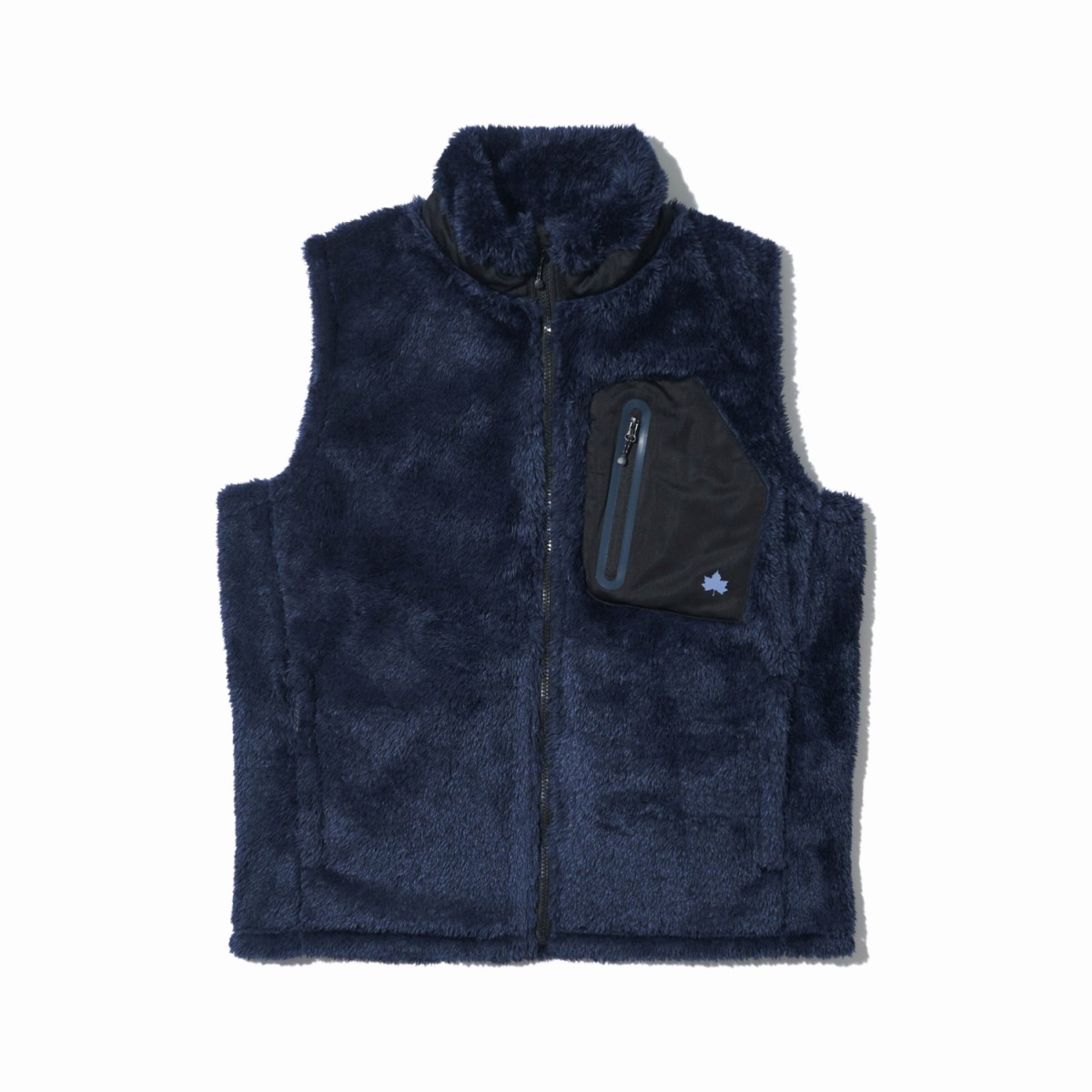 アルミプリント裏地付きボアベスト アウター