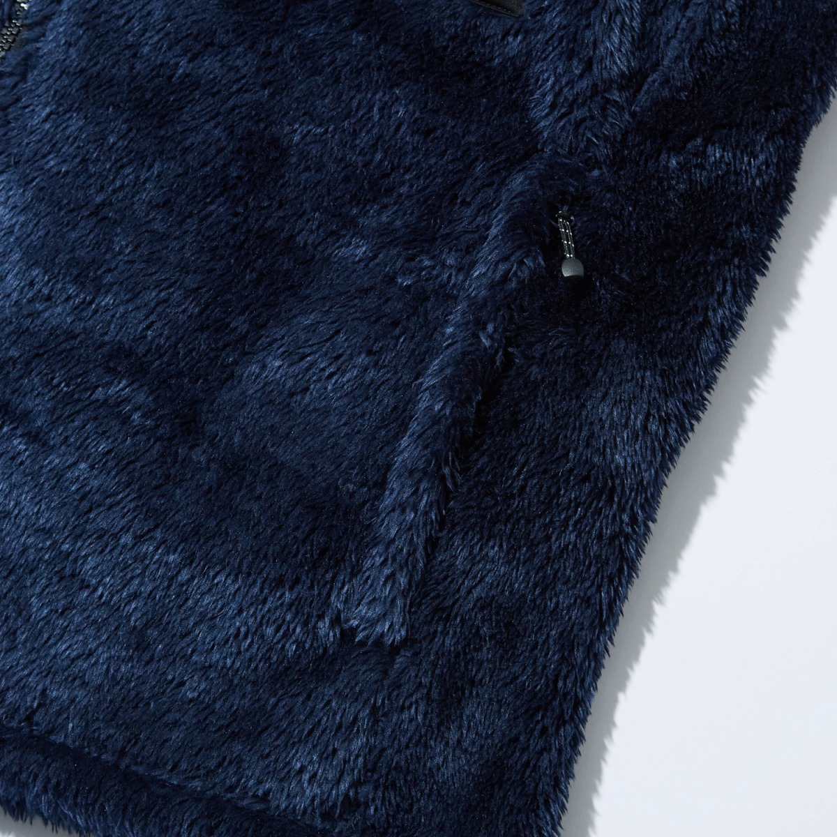 アルミプリント裏地付きボアベスト アウター