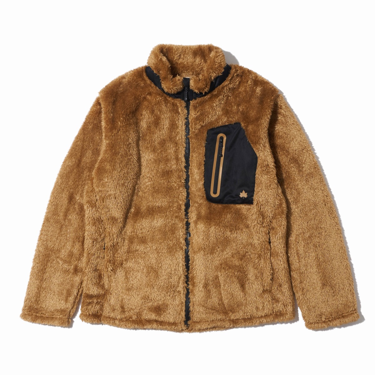 アルミプリント裏地付きボアブルゾン アウター